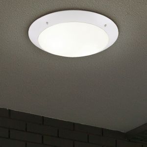 Witte plafondlamp Gandrup, Modern