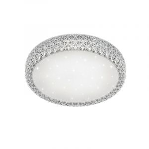 Witte plafonnière, Valentina, 27W, warm tot koud wit verstelbare LED, met afstandsbediening