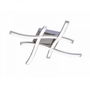 Nikkelen plafonnière design, Go, 5W, 3000K LED