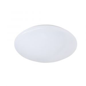Witte plafonnière kunststof, Vanysia, 12W, 3000K LED, IP44