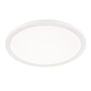 Witte plafonnière modern, Gistrup, 24W, 3000K LED, IP44