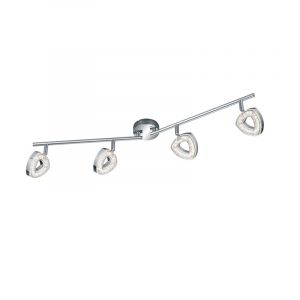 Chromen wandlamp modern, Vayannah, 4,5W, 3000K LED