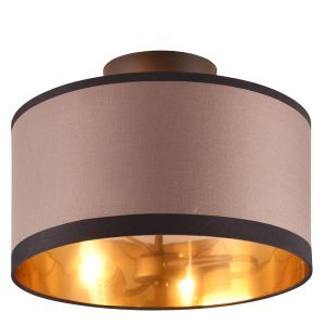 Taupe plafonnière modern, Denley