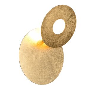 Gouden wandlamp design, Ting, 6W, 3000K LED