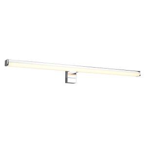 Moderne wandlamp Celal, chroom, kunststof, geïntegreerde LED