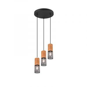 Vintage hanglamp Jessica, zwart