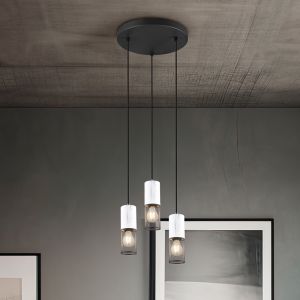 Zwarte hanglamp vintage, Marjet