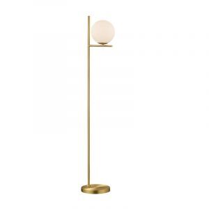 Messing vloerlamp modern, Silkis, met schakelaar