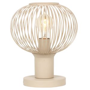 Beige tafellamp industrieel, Gjalt