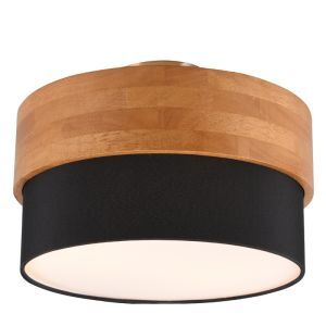 Zwarte plafonnière modern, Sylvia