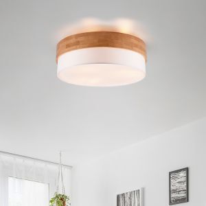 Witte plafonnière modern, Sylvia