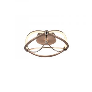 Moderne plafonniere Remy, messing, 20w geintegreerd LED
