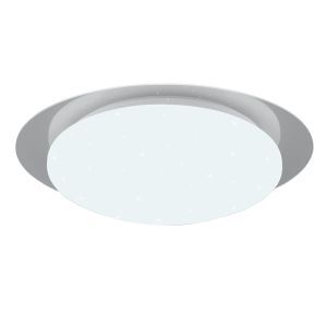 Moderne badkamer plafondlamp Marlena, wit, kunststof, geïntegreerde LED