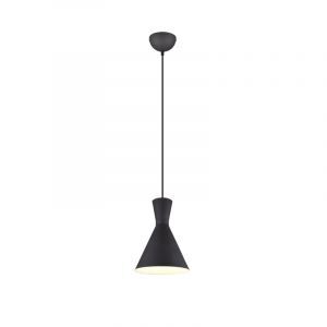 Moderne hanglamp Mindy, zwart