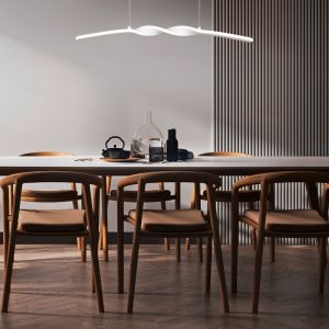 Witte hanglamp design, Quirinus, 18W, 4000K LED