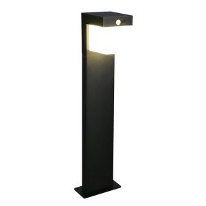 Zwarte staande buitenlamp op zonne-energie modern, Kadija, 5,5W, 4000K LED, IP44
