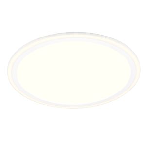 Witte plafonnière modern, Omaima, 17W, 3000K LED