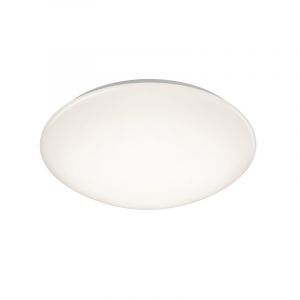 Witte badkamer plafondlamp Olabisi, kunststof, modern, 18 watt