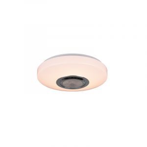 Witte plafonniere Nichelle, kunststof, modern, 10 watt
