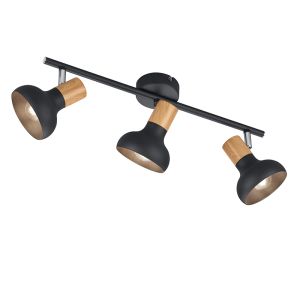 Zwarte plafondspot modern, Toos