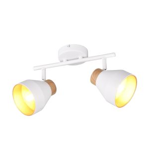 Witte plafondspot modern, Riette