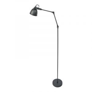 Zwarte vloerlamp Melco, zwart