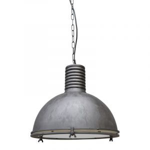 Vintage black hanglamp Descon, Industrieel