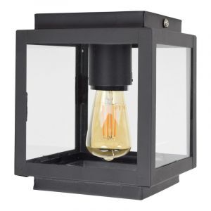 Vintage zwarte plafondlamp Mendor
