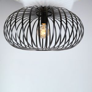 Industriële plafondlamp zwart, Balloon