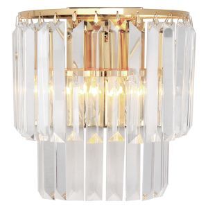 Design wandlamp goud, Kajol