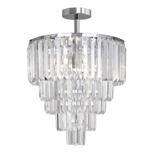 Design plafondlamp chroom, Kajol