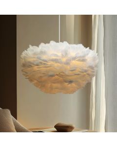 Stoffen hanglamp wit, Suzie
