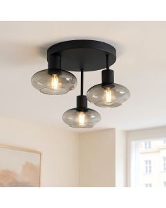 Design plafondlamp grijs, Skip