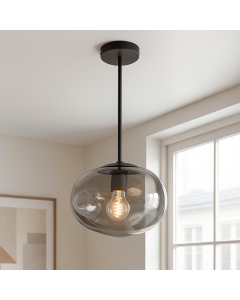 Design hanglamp grijs, Evita