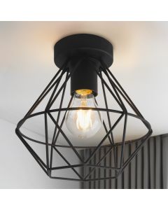 Stoere, industrie plafondlamp Jochem, Gaaslook