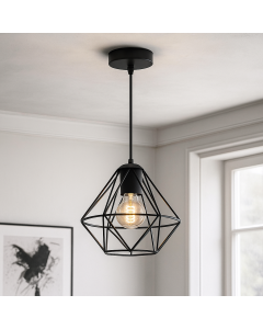 Stoere, industrie hanglamp Jochem, Gaaslook