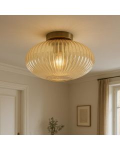 Design plafonnière amber, Charlois