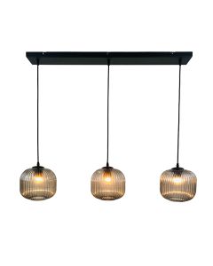 Retro hanglamp grijs, Charlois
