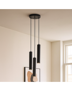 Moderne hanglamp zwart, Nadi