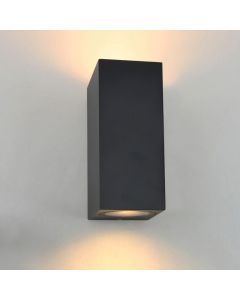 Zwarte buitenlamp Corella groot - modern