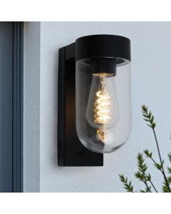 Aluminium buitenlamp zwart, Bella, IP44