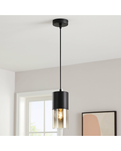 Moderne hanglamp zwart, Huy