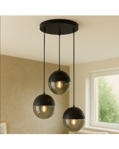 Design hanglamp grijs, Nalini