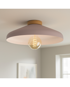 Landelijke plafondlamp roze, Freddie