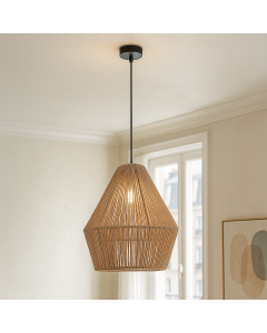 Landelijke hanglamp roze, Holly