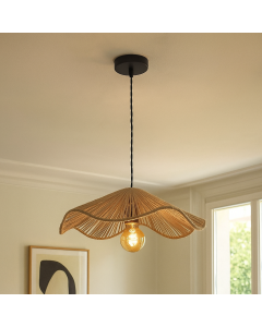 Landelijke hanglamp bruin, Annelot