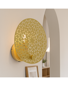 Design wandlamp messing, Sienna