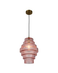 Retro hanglamp roze, Paris