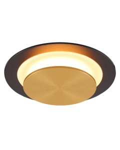 Moderne inbouwspot zwart, Tony