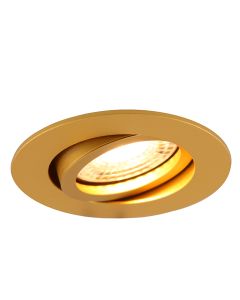 Metalen inbouwspot messing, Scott
